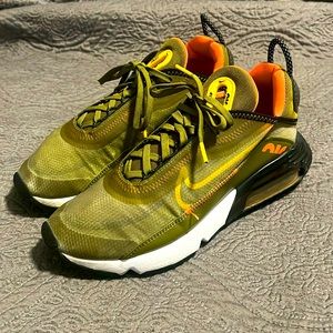 olive green and orange nike air 2090s